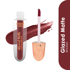 Glazzed matte Liquid Lipstick - Wicked