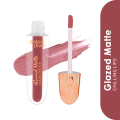 Glazzed matte Liquid Lipstick - Chilling Lips