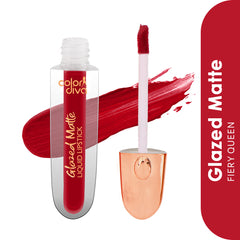 Glazzed matte Liquid Lipstick - Fiery Queen