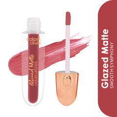 Glazzed matte Liquid Lipstick - Smooth Symphony