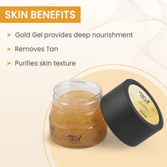 Skin Diva Luster Gold Massage Gel | Brightens Skin & Gives Shining Glow |Hydrates Skin Cells & Provides Nourishment | Suitable for All Skin Type | 50 gm |