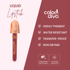 Glazzed matte Liquid Lipstick - Chilling Lips