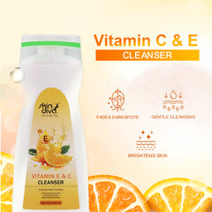 Skin Diva vitamin C Cleanser | Cleanser for Brighter and Glowing Skin | For all type skin | 200 ML |