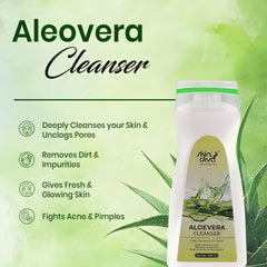 Alovera Cleanser | Cleanser for Brighter and Glowing Skin | For all type skin | 200 Ml